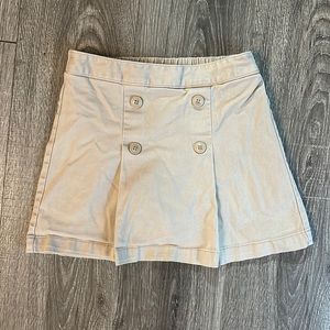Old Navy Girls Stretch Uniform Khaki Skort Large